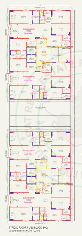  the one Block B & C Cluster Plan from 2nd to 10th Floor