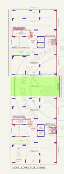  the-one Block D & E Cluster Plan for ground Floor