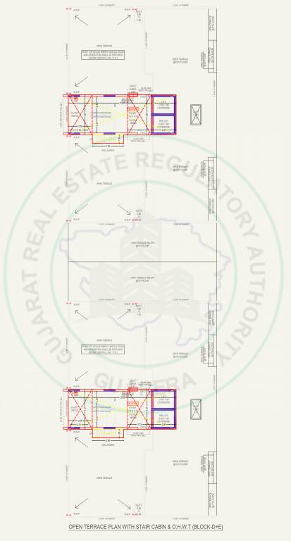  the one Block D & E Cluster Plan for Terrace Floor
