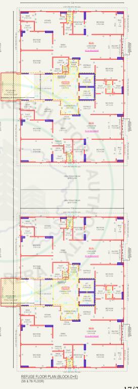  the one Block D & E Cluster Plan from 5th to 7th Floor