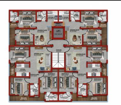 Infinity Innovations Cluster Plan from 1st to 4th Floor infinity-innovations Infinity Innovations Cluster Plan from 1st to 4th Floor