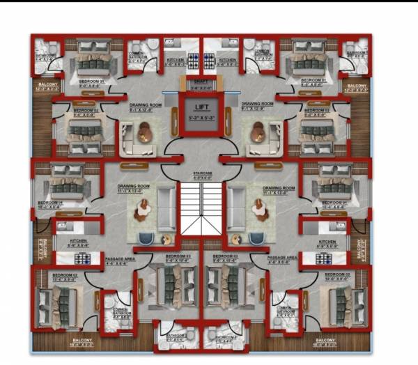  infinity-innovations Infinity Innovations Cluster Plan from 1st to 4th Floor