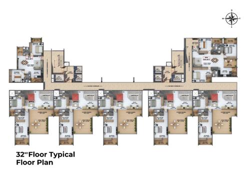  bilva-phase-ii Bilva Phase-ii By Bhavisha Homes Cluster Plan for 32th Floor