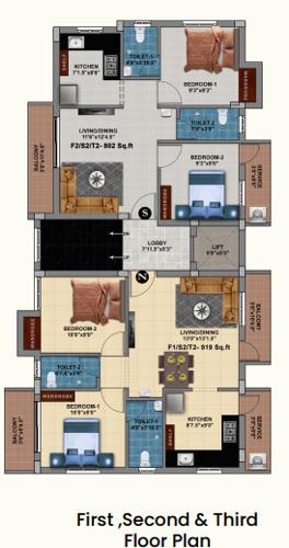  maplewood MP Maplewood Cluster Plan from 1st to 3rd Floor