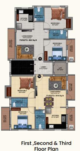  maplewood MP Maplewood Cluster Plan from 1st to 3rd Floor