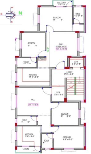 riya-enclave Riya Enclave Cluster Plan from 1st to 3rd Floor