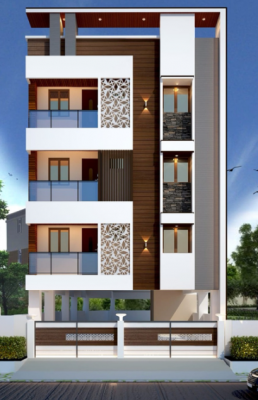 riya-enclave Elevation Elevation