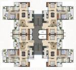  amayra-luxury-one Block A Cluster Plan from 1st to 14th Floor