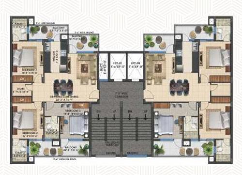 Block C Cluster Plan from 1st to 14th Floor amayra-luxury-one Block C Cluster Plan from 1st to 14th Floor