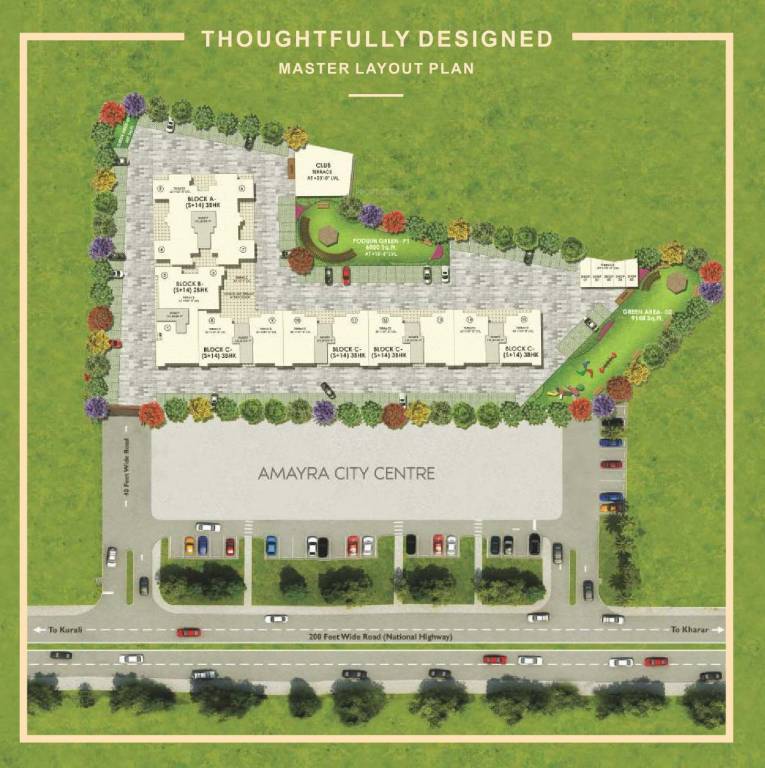  amayra luxury one Layout Plan