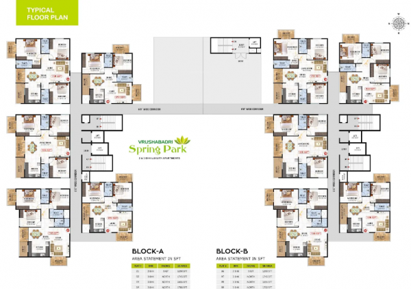  spring-park Block - A Cluster Plan