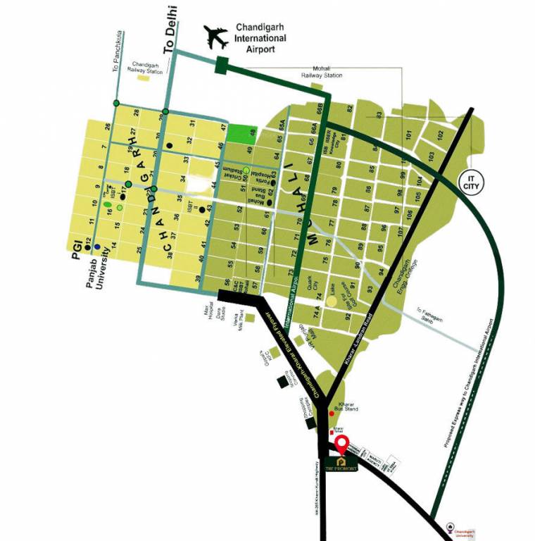  the promont Location Plan