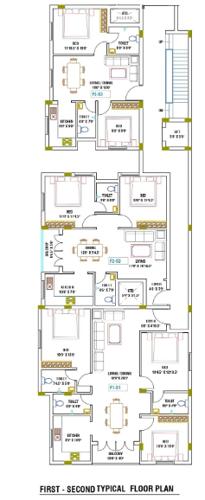  kn-flats KN Flats Cluster Plan from 1st to 2nd Floor