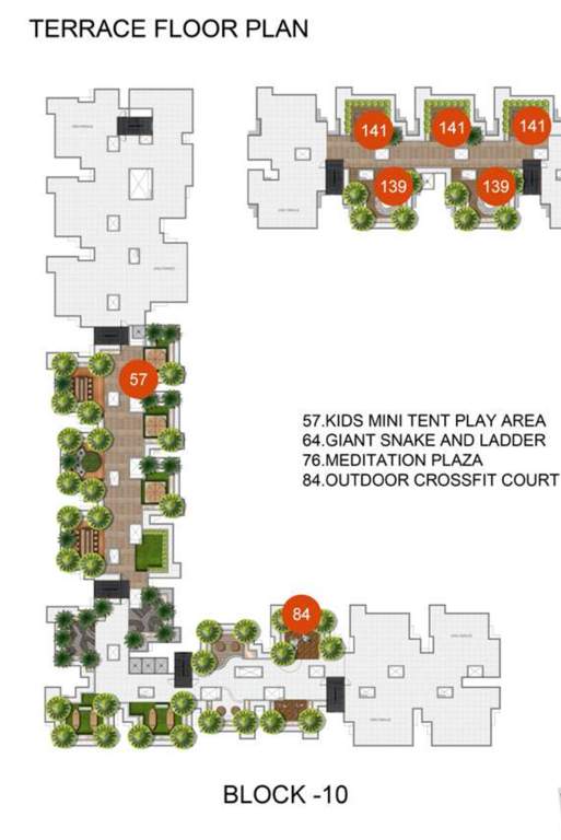casamia Casamia Block 10 Cluster Plan from 1st to 5th Floor