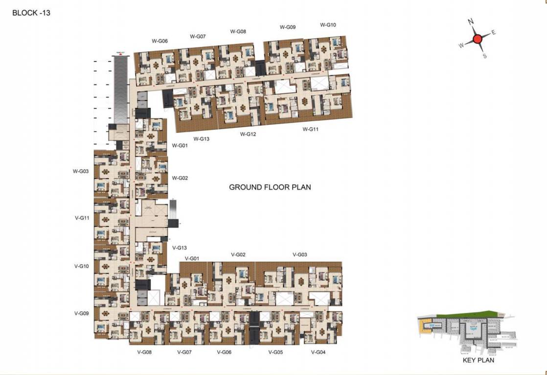 casamia Casamia Block 13 Cluster Plan for ground Floor