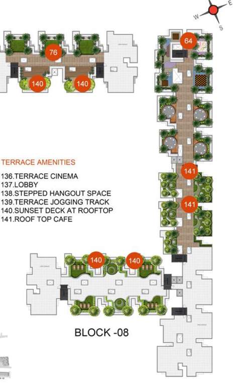 casamia Casamia Block 8 Cluster Plan from 1st to 5th Floor