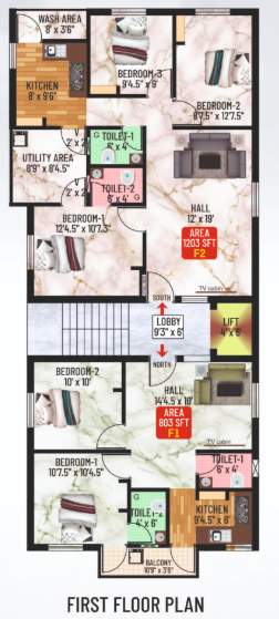  neomi Crest Neomi Cluster Plan For 1st Floor
