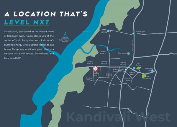 charkop-1-kaveri-chsl Location Plan