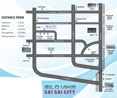  silo-vika-sri-sai-city Location Plan