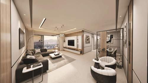  codename-lit-tower-b Living Area