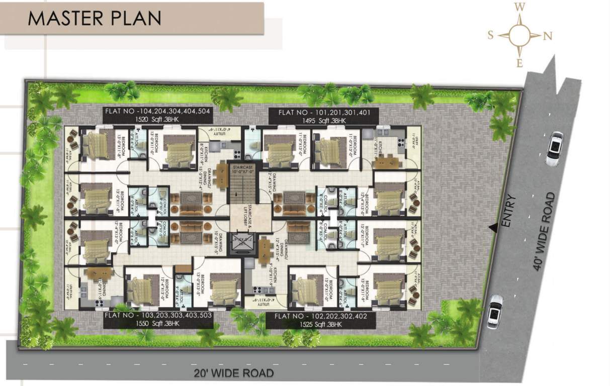  krishna avenue Master Plan