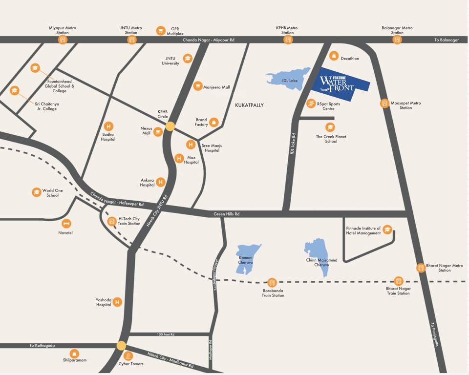  fortune water front Location Plan