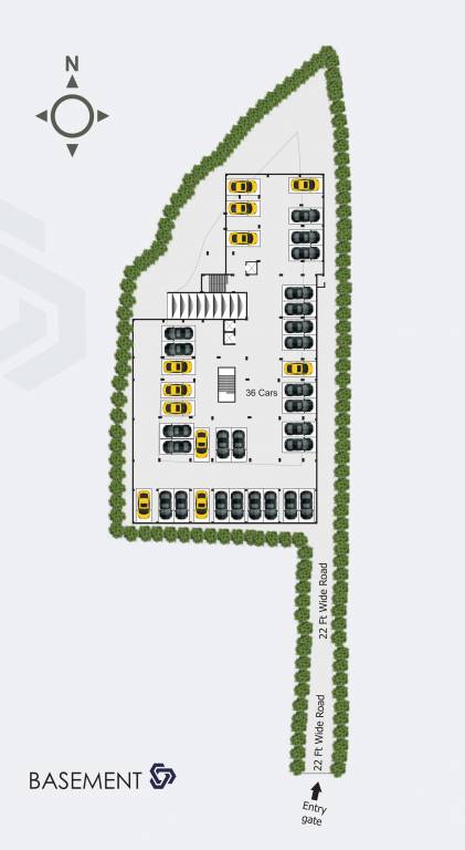 sapphire Tower 1 Cluster Plan For Basement Floor