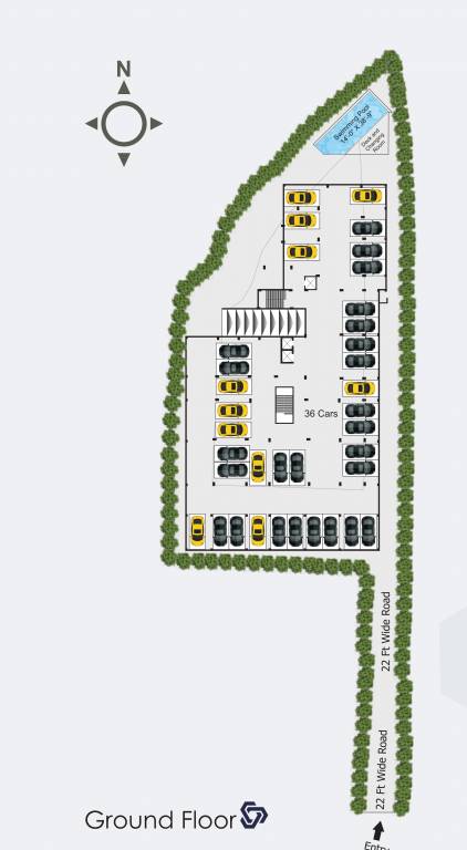 sapphire Tower 1 Cluster Plan For Ground Floor