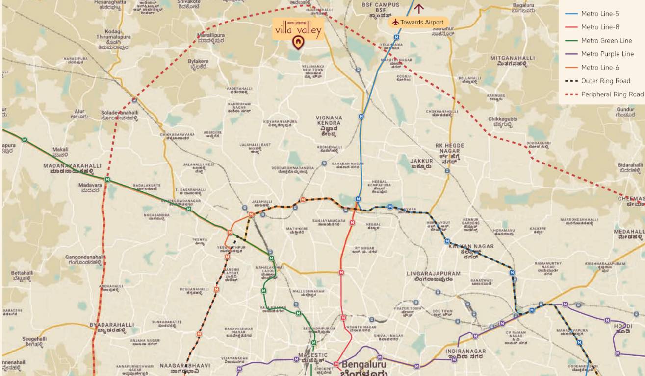  rare 8 villas Location Plan