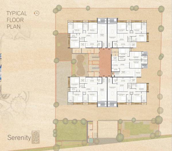  serenity Serenity Typical Cluster Plan