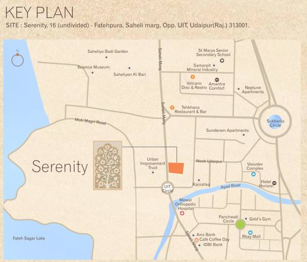  serenity Location Plan