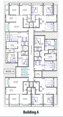 Building A Cluster Plan from 1st to 5th Floor vanraj Building A Cluster Plan from 1st to 5th Floor