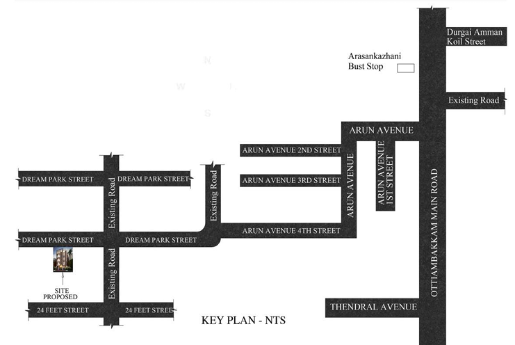  ck vivekha enclave Location Plan