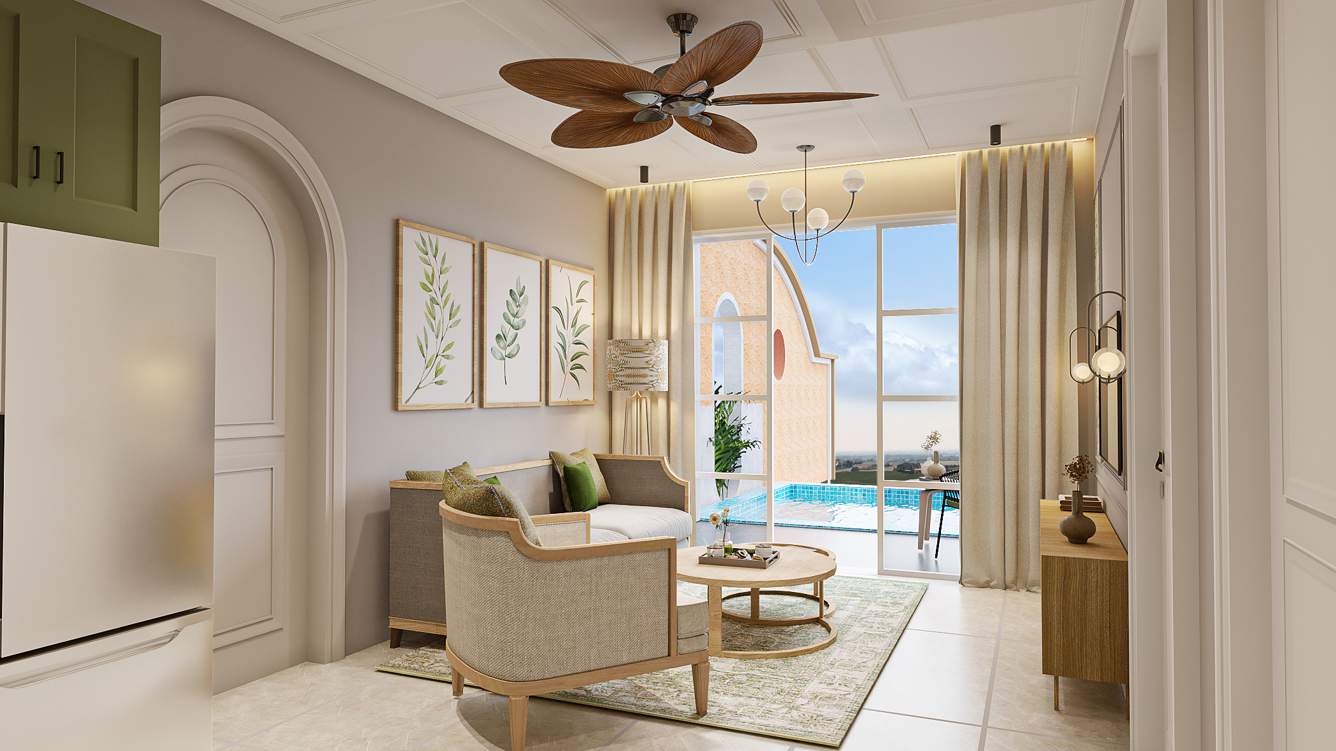  la wisteria Living Area