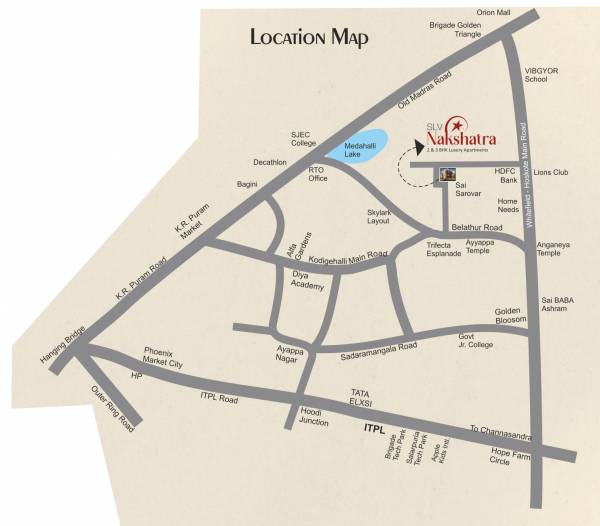  nakshatra-apartment Location Plan