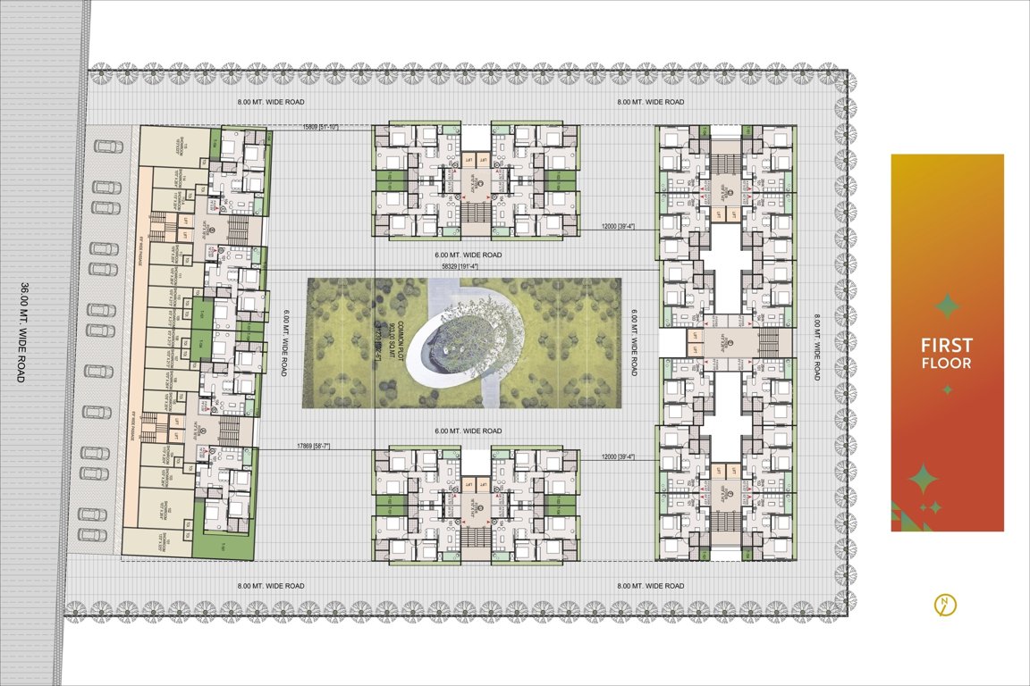  aromonia sky Aromonia Sky Tower A Cluster Plan for 1st Floor