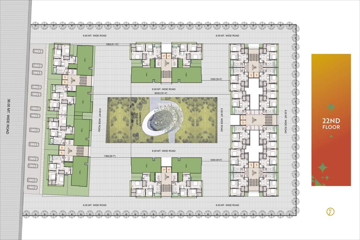  aromonia sky Aromonia Sky Tower A Cluster Plan for 22th Floor