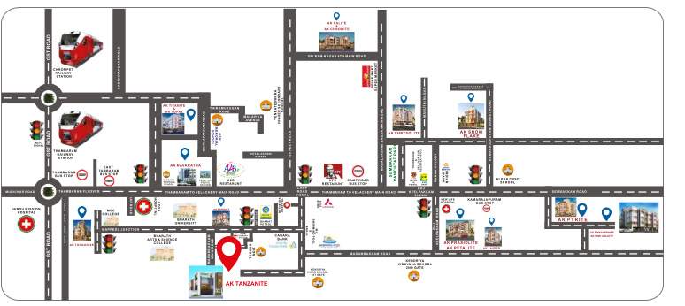  tanzanite villa Location Plan