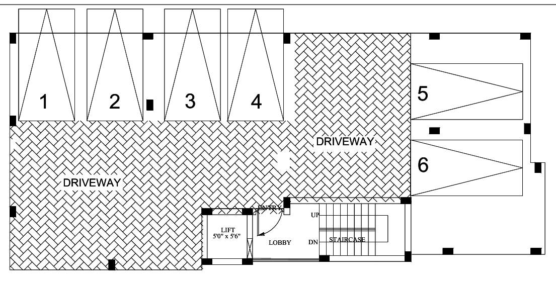  anjaneya Anjaneya Cluster Plan for ground Floor