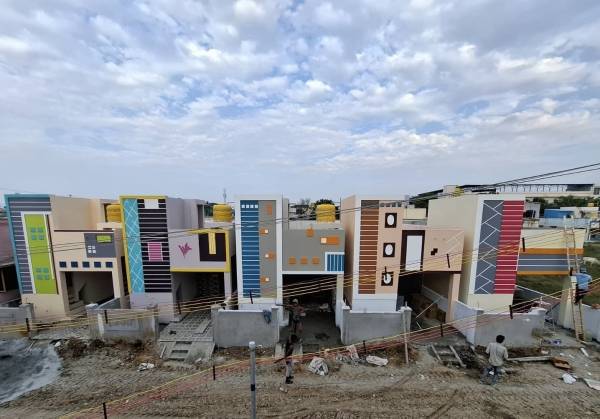  row-villas Construction Status May-25