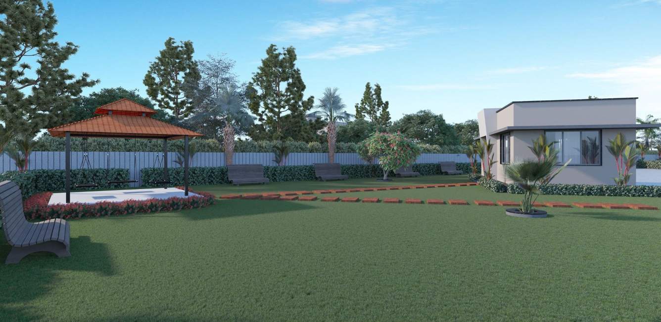  bhumi villa Landscape Garden and Tree Planting