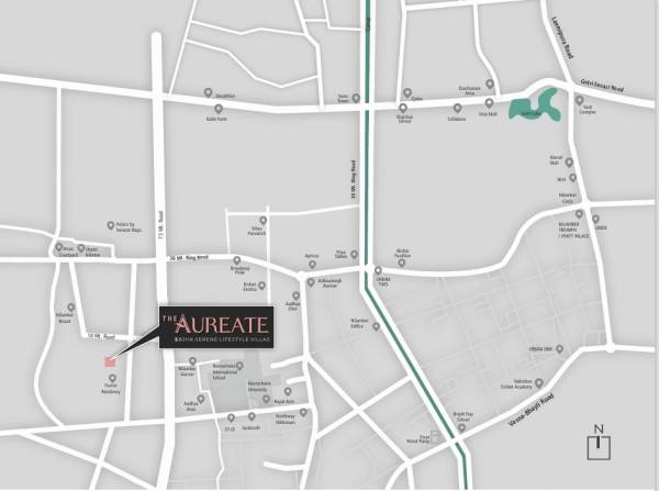  the-aureate Location Plan