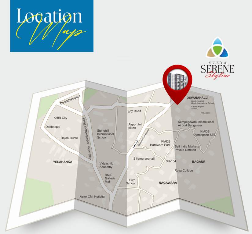  serene skyline Location Plan