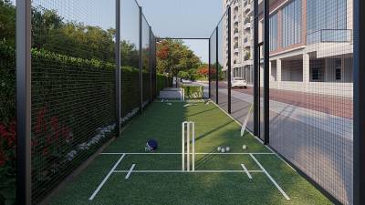  serene-skyline Cricket Pitch