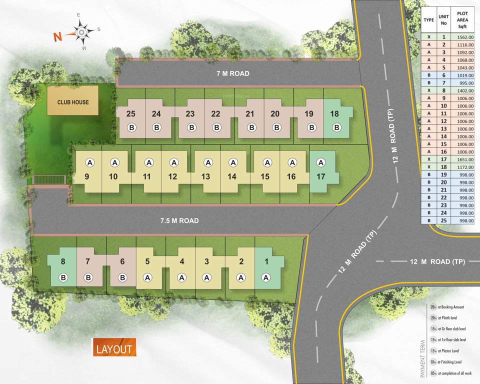  shree krishna villa Layout Plan