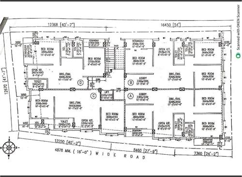  ganapati-apartment Ganapati Apartment Cluster Plan from 1st to 5th Floor