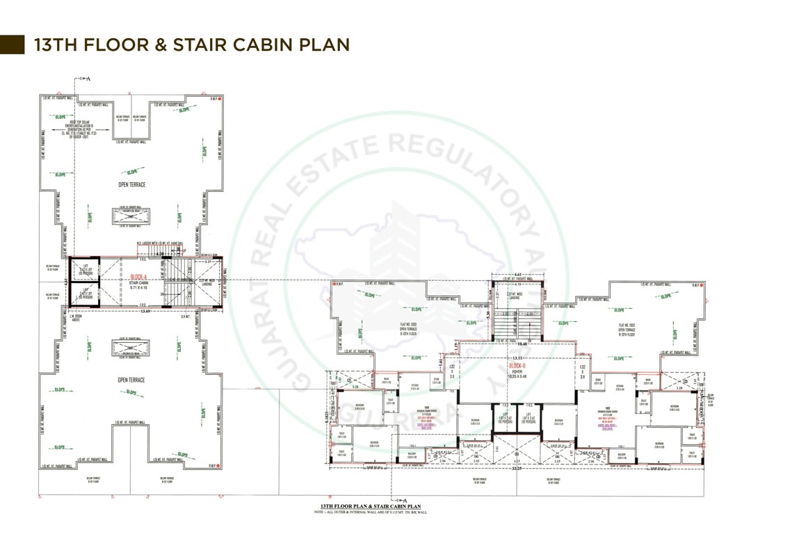  gautam glorious A+B Cluster Plan TERRACE