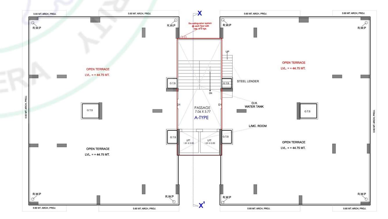  sky blossom Block A Cluster Plan Terrace