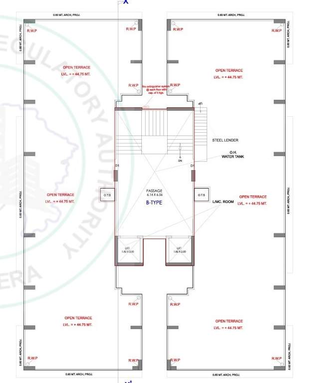  sky blossom Block B Cluster Plan Terrace