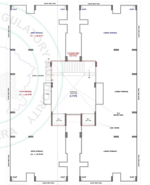  sky blossom Block D Cluster Plan Terrace